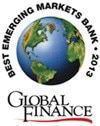 2013 Best Emerging Markets Bank in Jamaica award